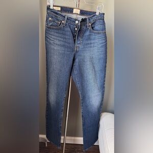 Levi's 501 Curve Dark Blue Denim Jeans